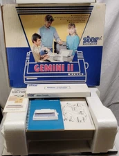 Vintage-Star Micronics, Gemini II / M120,Dot Matrix Printer, Box, Packing,Manual