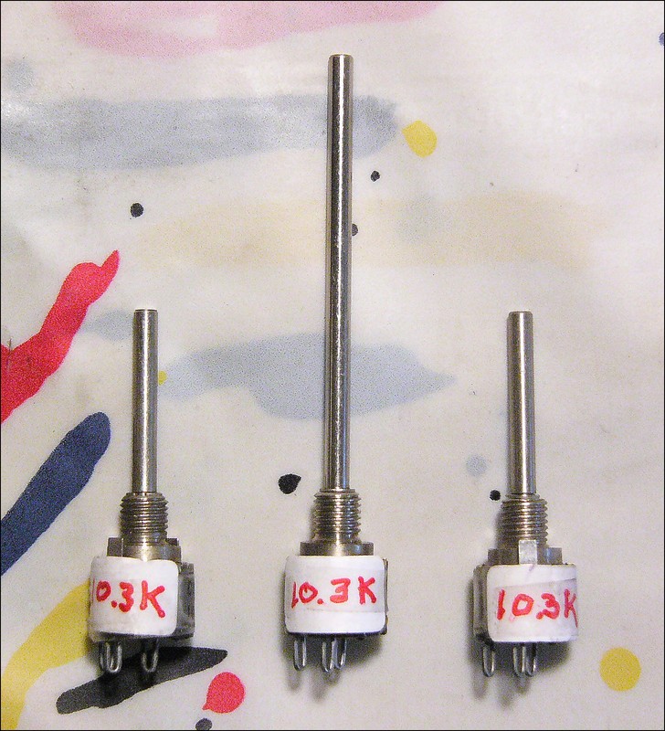 3 New Clarostat RV6N 10.3K Potentiometers