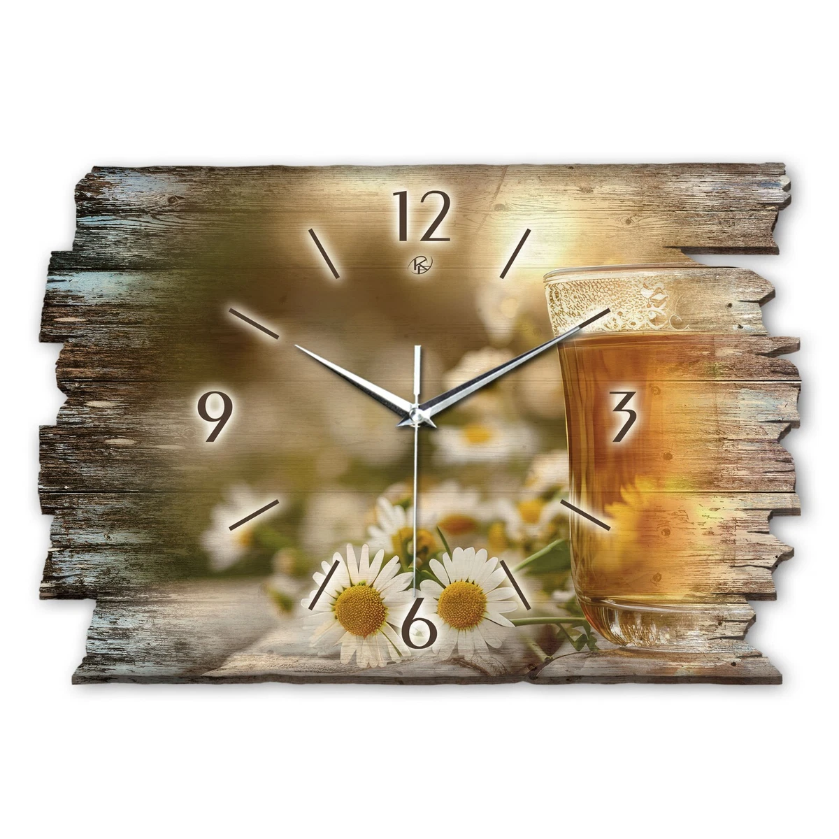 Beunruhigte Wanduhr Der USA-Flagge - Rustikale Americana-Wanddekoration