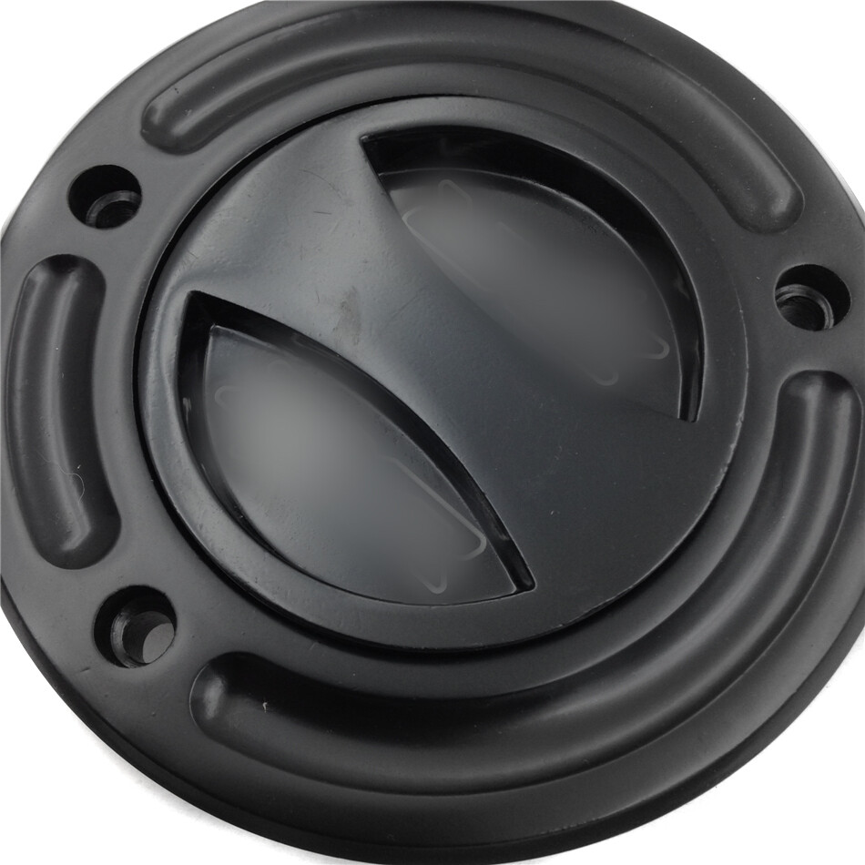 Black Gas Cap Twist Off Fuel Tank Cap For Kawasaki ZX14R/ ZZR1200