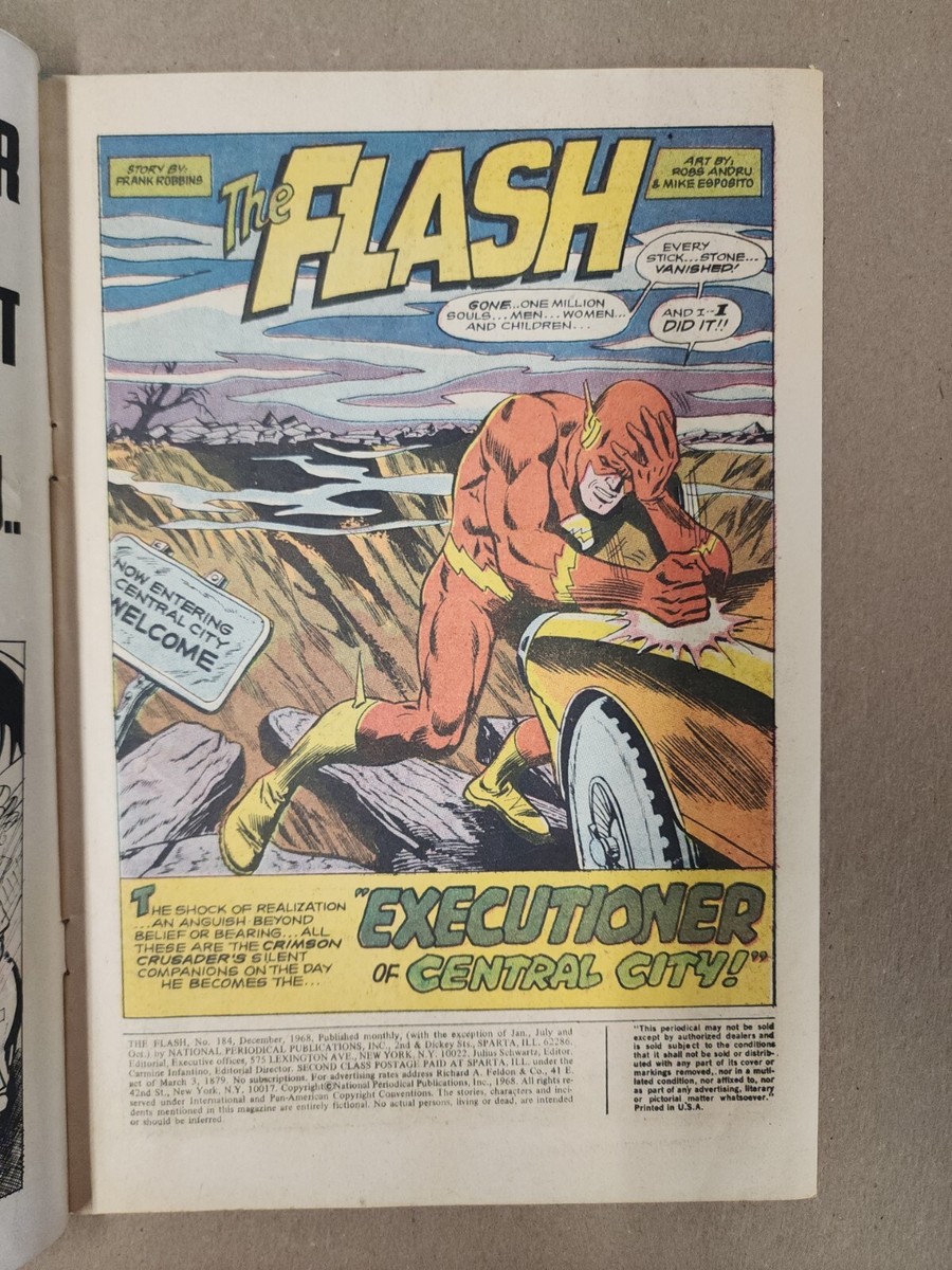 Flash (1959 series) #184 in Fine minus DC J7