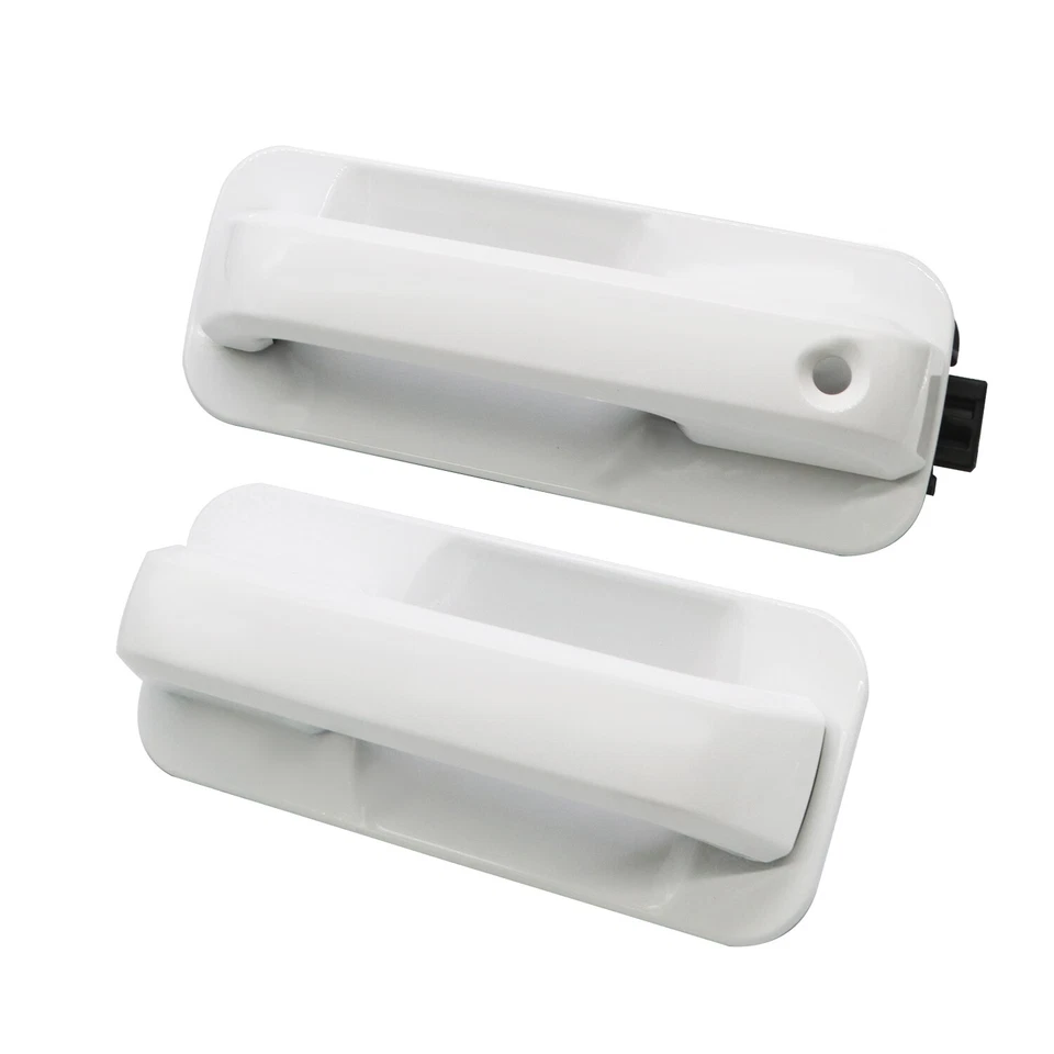 Juego de 4 manijas de puerta delanteras y traseras blancas para Ford F-150 F150 2015-2020 Foto 3 de 4