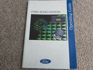 Original Original 1995 Ford Radio Audio 3000 5000 Guide Escort Fiesta etc B