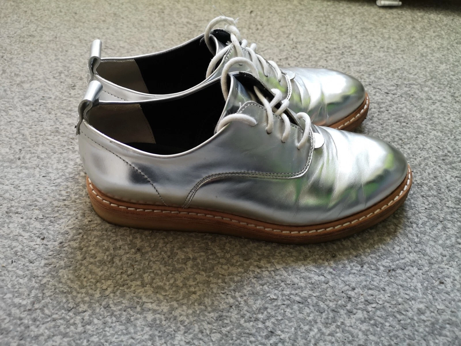 Scarpe Clarks Originals argento taglia UK 3