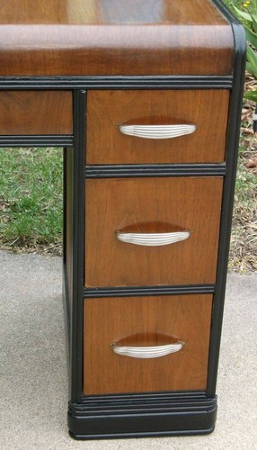 4-1/2" Art Deco Pull Satin Chrome - Picture 5 of 14