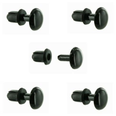 5x KUNSTSTOFFNIETEN BLINDNIETEN AUTO SPREIZNIET PUSH FASTENER PLASTIKCLIP KLIPSE
