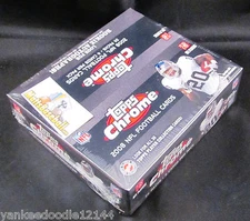 2008 TOPPS CHROME Football Retail FACTORY SEALED BOX - 24 packs/4 cards