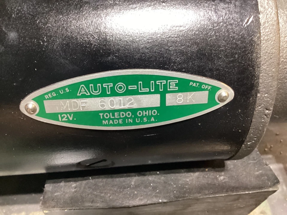 1956 HUDSON HORNET RESTAURADO MDF-6012 STARTER 12 VOLTS - Imagem 2 de 4