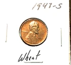 1947-S Lincoln Wheat BU