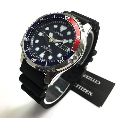 Citizen Promaster NY0086-16L Automatic Diver Pepsi 200m Blue Red