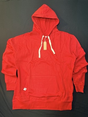 Kangol Men's Pullover Hoodie Sweatshirt Red Sz XXL Kangaroo Pocket