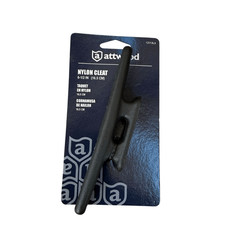 Attwood Nylon Cleat - 6-1/2" Lot Boat Dock Mooring Black Pre-drilled Kayak New