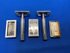 Van Der Hagen Traditional Single Blade Safety Razor LOT OF 2