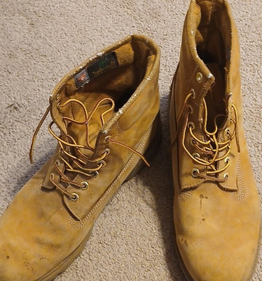 Timberland Tan Leather Lace-Up Men display picture 3