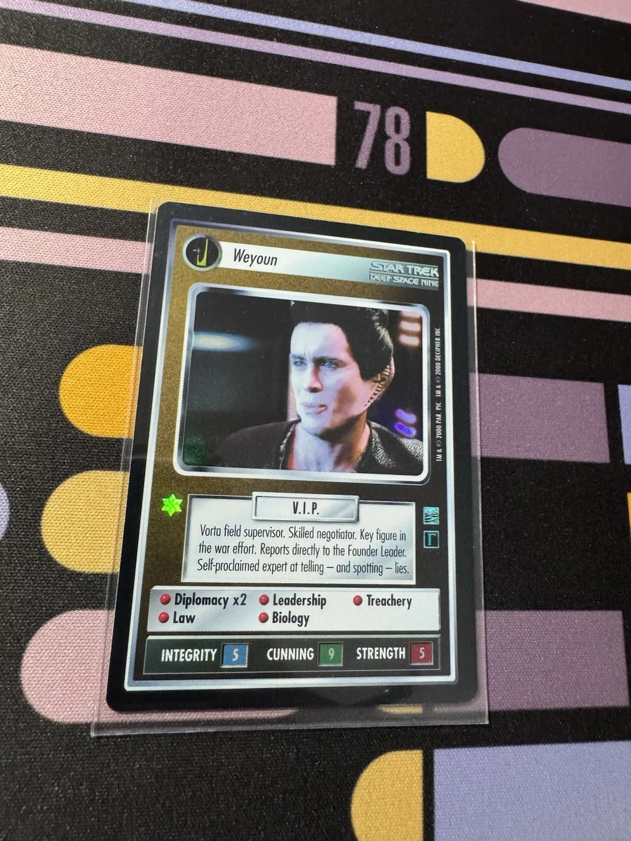 Star Trek CCG Super Rare Individual Collectible Card Game Cards for sale |  eBay