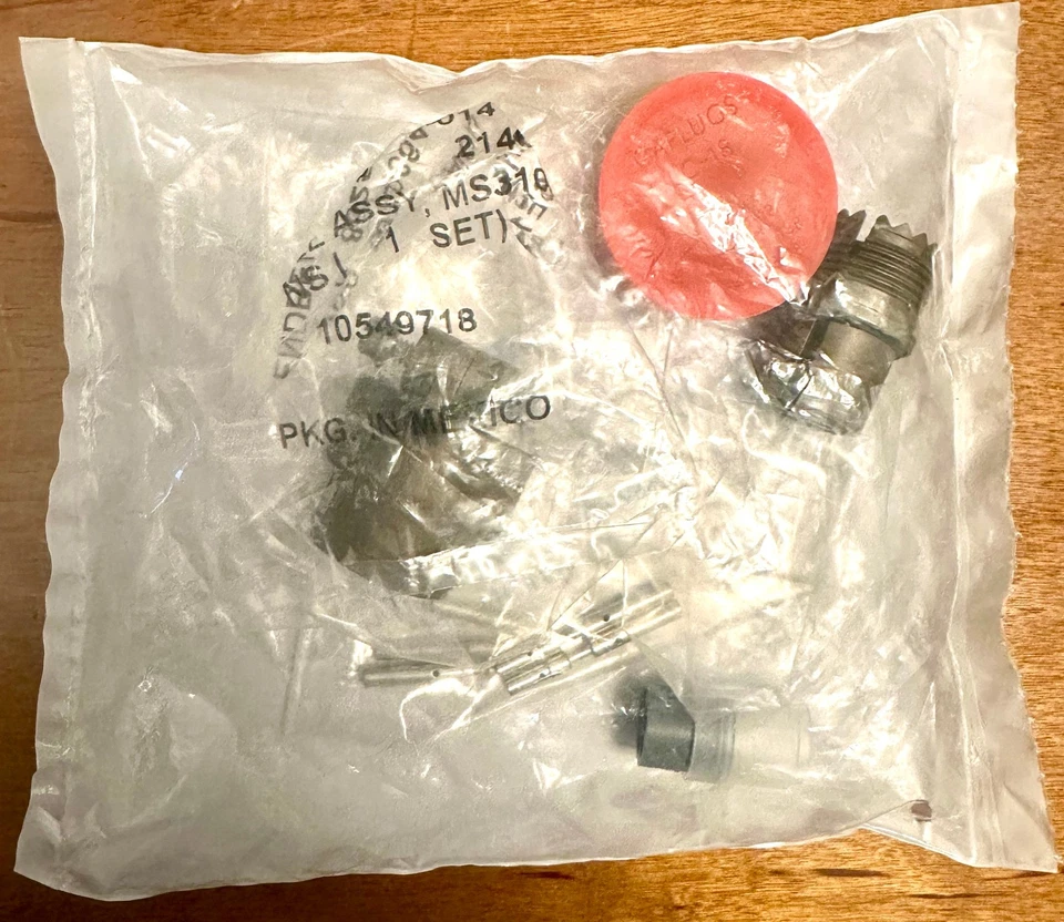 Air Electro Inc. P/N CA3106F14S-5SF80 Aviation Circular MIL Spec Connector - Image 2 of 2