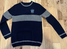 Harry Potter Wizarding World Medium RAVENCLAW QUIDDITCH Jumper Sweater Stripe