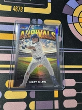 2025 Topps Finest #A-29 Matt Shaw Arrivals