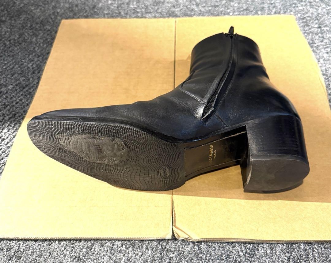 Stivali Saint Laurent Wyatt 60 pelle uomo US8 5 41 tacco alto resistenti