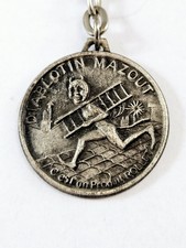 SCHLÜSSELANHÄNGER - DIABLOTIN MAZOUT 60er Jahre - Kraftstoffe - MARSEILLE Vintage Metall -