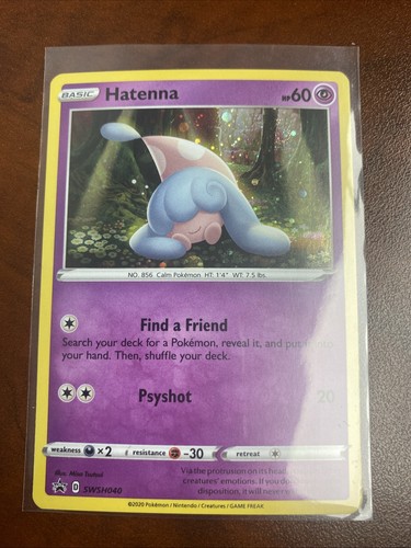 Hatenna SWSH040 Holo P Sword & Shield Promo LP