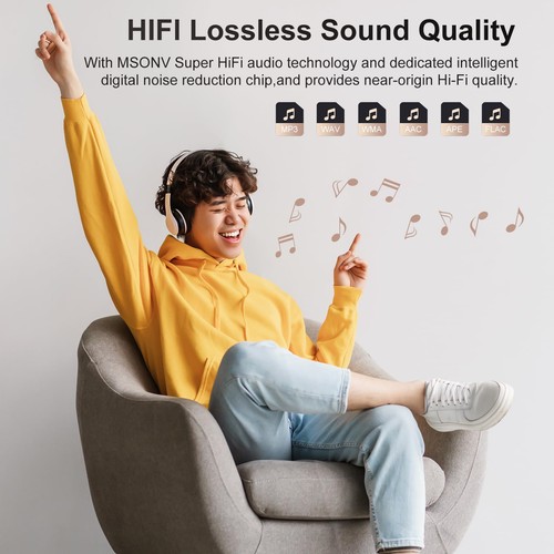 128GB MP3 Player with Bluetooth - D53 Portable MP3 Touch Screen Music Player ... - Bild 4 von 7