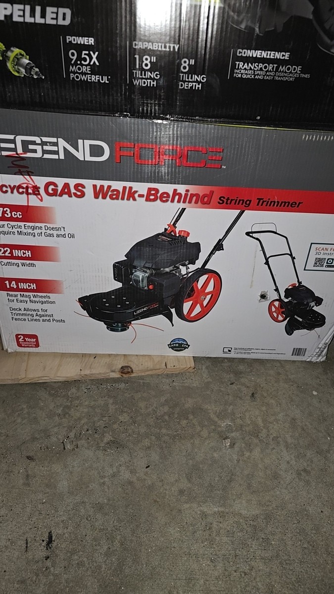 Legend Force 22” 173cc Gas Walk-Behind String Trimmer/Mower | eBay
