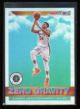 2019-20 Hoops Premium Stock Giannis Antetokounmpo Zero Gravity Holo Silver Prizm