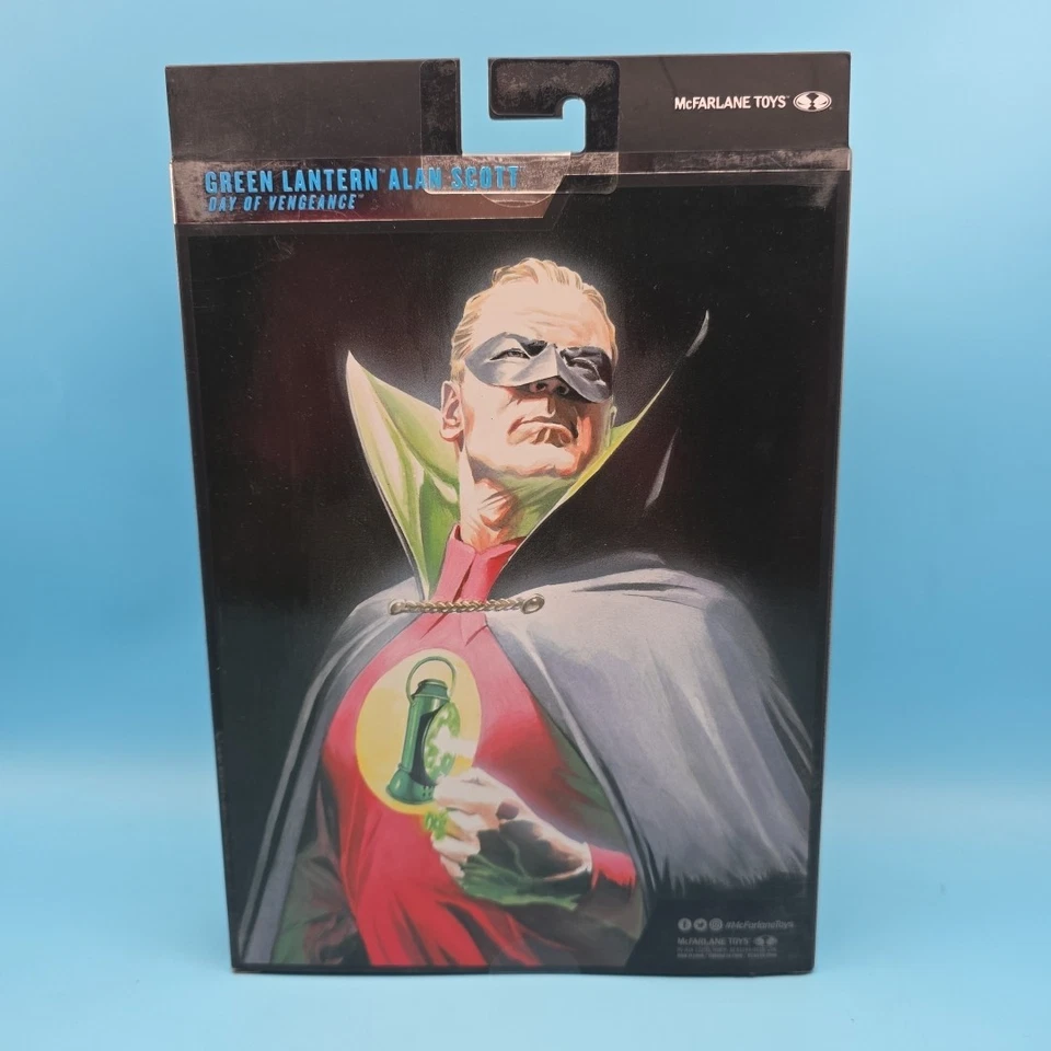 Figura McFarlane DC Multiverse LINTERNA VERDE Alan Scott Coleccionista 7" Platino 02 Foto 2 de 3