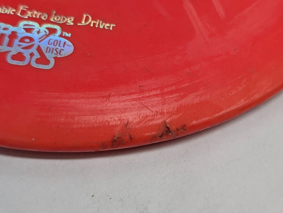 Discraft Elite X Reaper Disc Golf Driver 167g PFN Wixom Skinny Tooled Red/Orange - Image 4 of 4