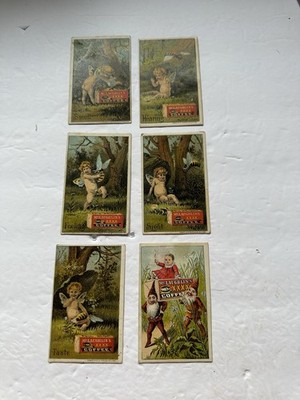 VTG McLaughlin s Roasted Coffee Trading Cards Set Of 6 Color Cards