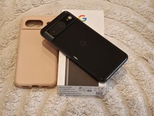 Google Pixel 8 GC3VE - 128GB - Obsidian (Unlocked) Excellent Condition!
