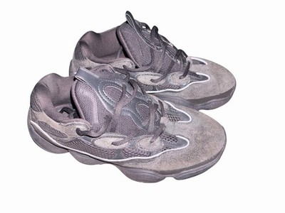Yeezy 500 Men s Low Top Lace-Up Athletic Sneakers, Solid Gray