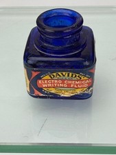 Davids' Electro Wring Fluid  Cobalt Blue Glass Cork Bottle 46 x 46 x 51 mm M143