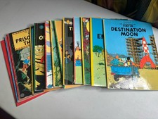 LOTTO x 13 Avventure di TinTin Paperback Herge Vintage