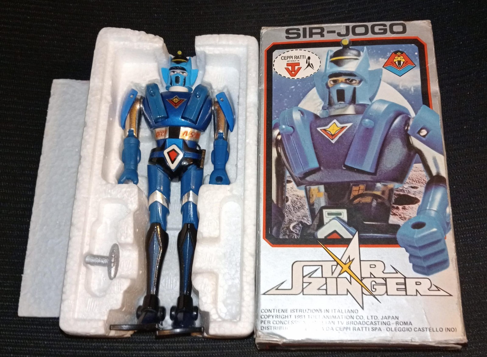 STARZINGER SIR GAME CEPPIRATTI / POPY CHOGOKIN 1980 MIB UNUSED