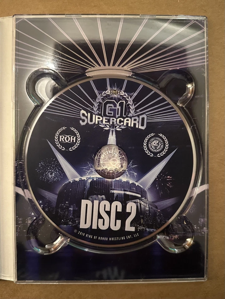 ROH NJPW G1 Supercard DVD Wrestling Okada Ibushi Ospreay Bandido AEW WWE PWG - Image 4 of 4