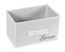 5 CONTENITORE ORGANIZER ARMADIO CASSETTI SCATOLA SALVASPAZIO GUARDAROBA  14*23