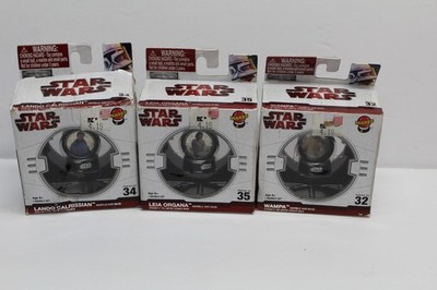 3 pc Lot Star Wars MARBS Marbles Series  3 Lando, Lea, Wampa