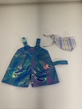 Vintage Kenner HUGGA BUNCH Doll Outfit - Ritzy Romper Overalls With Handkerchief