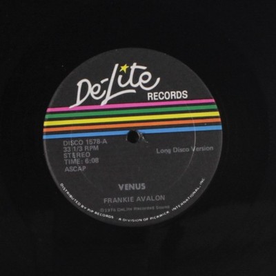 FRANKIE AVALON: venus / short De-Lite Records 12'' Single 33 RPM