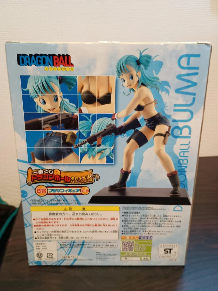 Vintage Dragon Ball 2008 Bulma Figure Gun & Dagger Pose Banpresto Anime Japan - Image 3 of 4