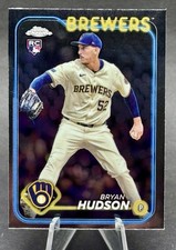 2024 Topps Chrome Update - Bryan Hudson Base Rookie #USC169 Brewers (RC)