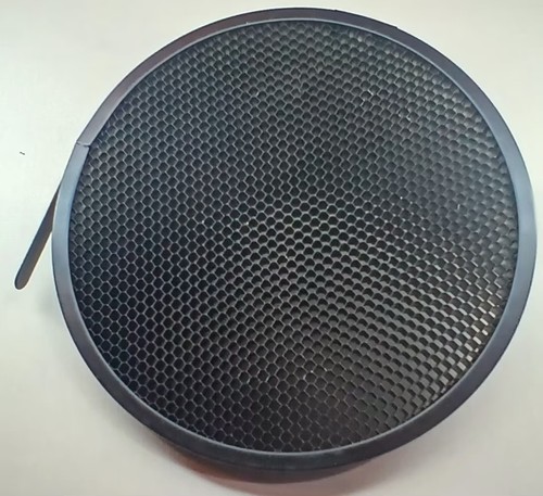 6.5" ~ 20° ~ Honeycomb Grid Diffuser Reflector ~ Black ⚫️