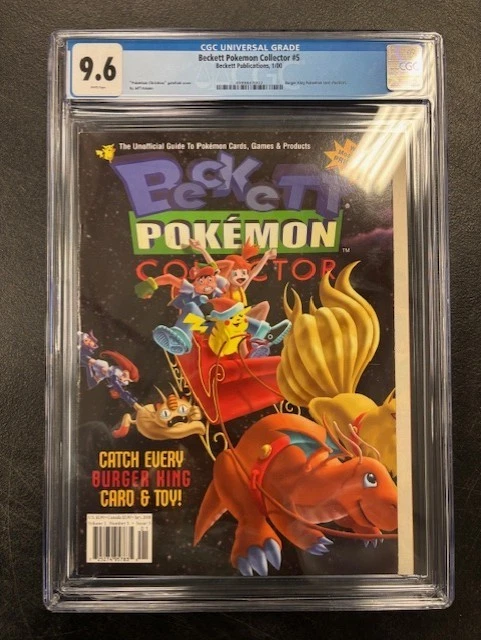 Beckett Pokemon Collector #5 CGC 9.6 Beckett Publications 01/2000 GCB#7002 TCGC