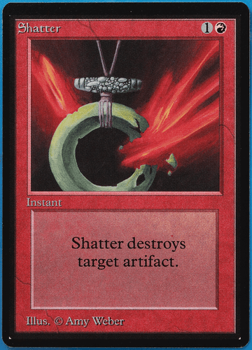 Shatter Beta MINT Red Common MAGIC THE GATHERING MTG CARD (ID# 502611) ABUGames - Picture 1 of 2