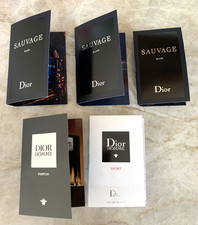 DIOR SAUVAGE ELIXIR + HOMME Parfum +SPORT Men’s Eau de Toilette Spray 1ml 0.03oz