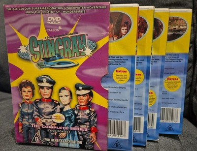 STINGRAY THE COMPLETE SERIES GERRY ANDERSON 1964 TV SHOW DVD CULT 5-DISC BOX SET