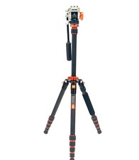 K&F Concept 255C4 (153cm/60) Stativ Carbon mi...