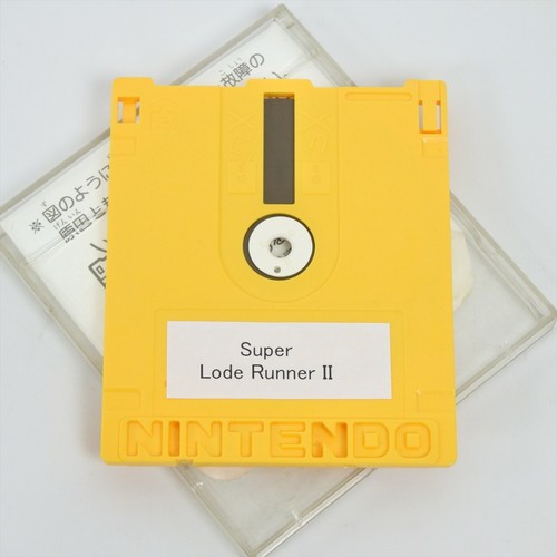 SUPER LODE RUNNER II 2 Nintendo Famicom Disk Only Rewriting 2870 dk - Picture 2 of 4